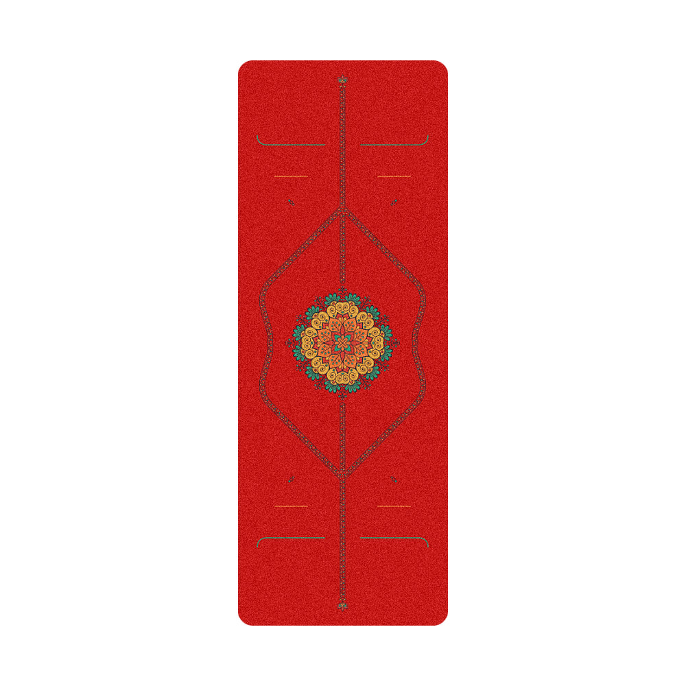 Thick Yoga Mat - Zen Rhyme Frosted Pu Natural Rubber