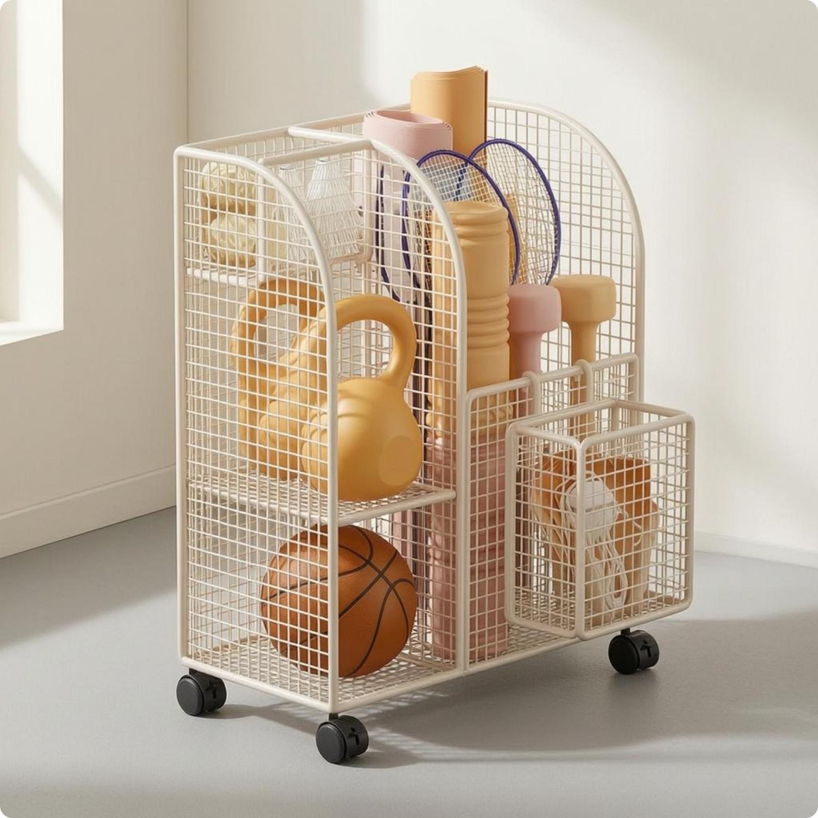 Compact Iron Wire Rack for Exe - Yoga Fitness Exercises 评论和价格