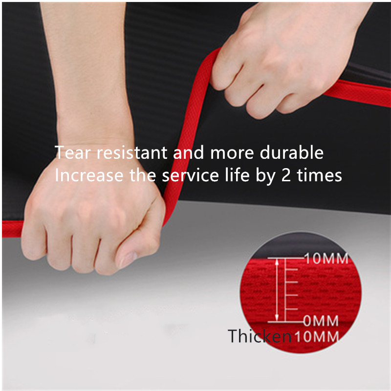 10mm Non-Slip Yoga Mat 183cm*6 - Thick Yoga Mat 评论和价格