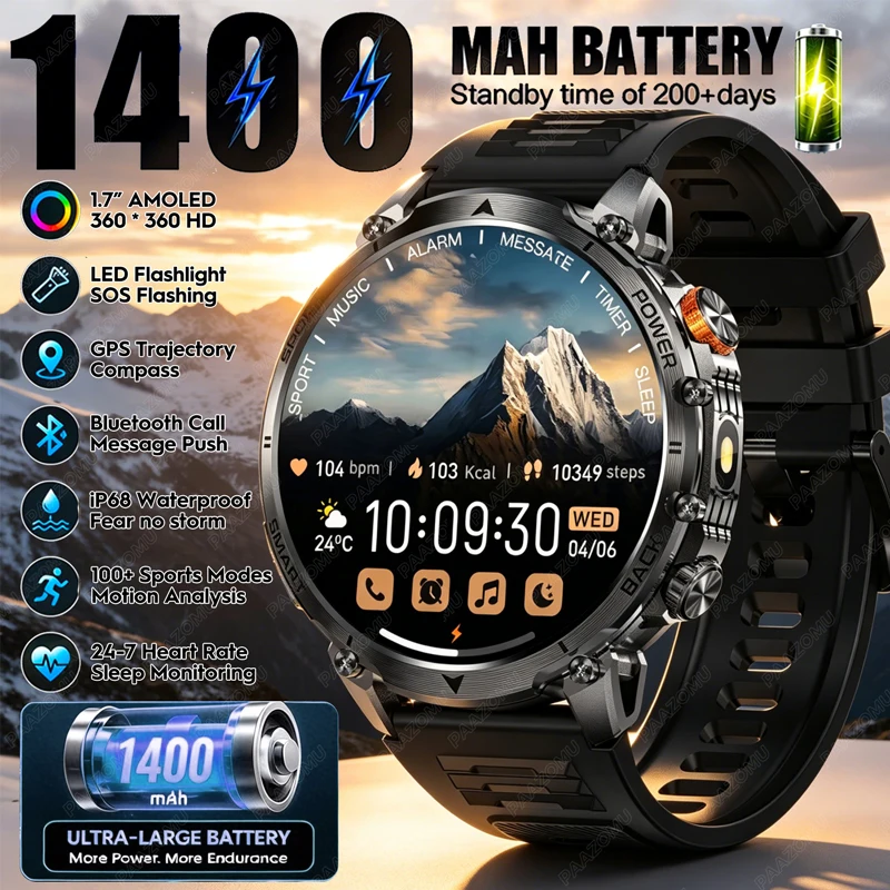 2026 Men's Rugged Smart Watch  - Gym Floor Mats 评论和价格