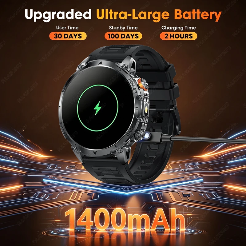 2026 Men's Rugged Smart Watch  - Gym Floor Mats 评论和价格