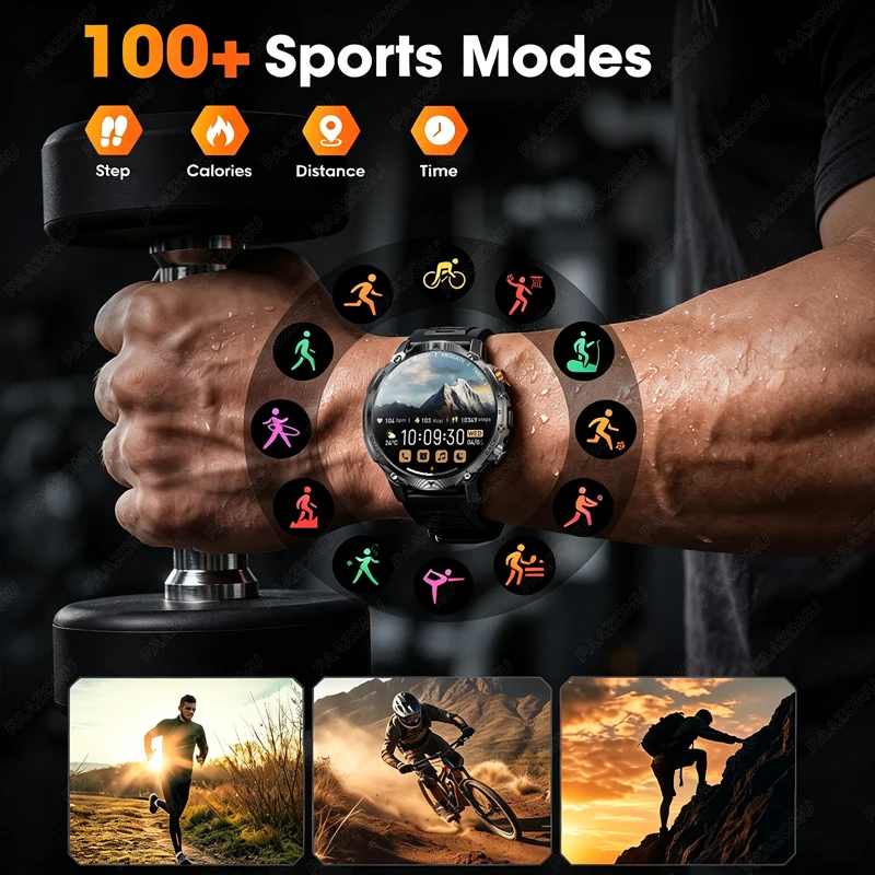 2026 Men's Rugged Smart Watch  - Gym Floor Mats 评论和价格