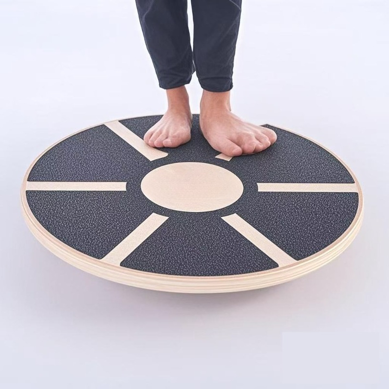 Round Wooden Anti Slip Balance - Balance Board Fitness 评论和价格