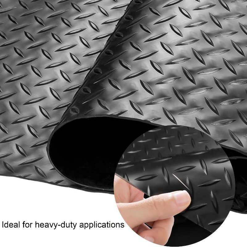 Rubber Diamond Floor Mat - Dur - Gym Floor Mats 评论和价格