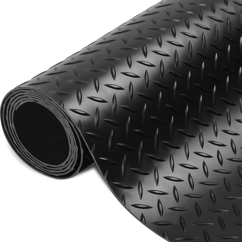 Rubber Diamond Floor Mat - Dur - Gym Floor Mats 评论和价格