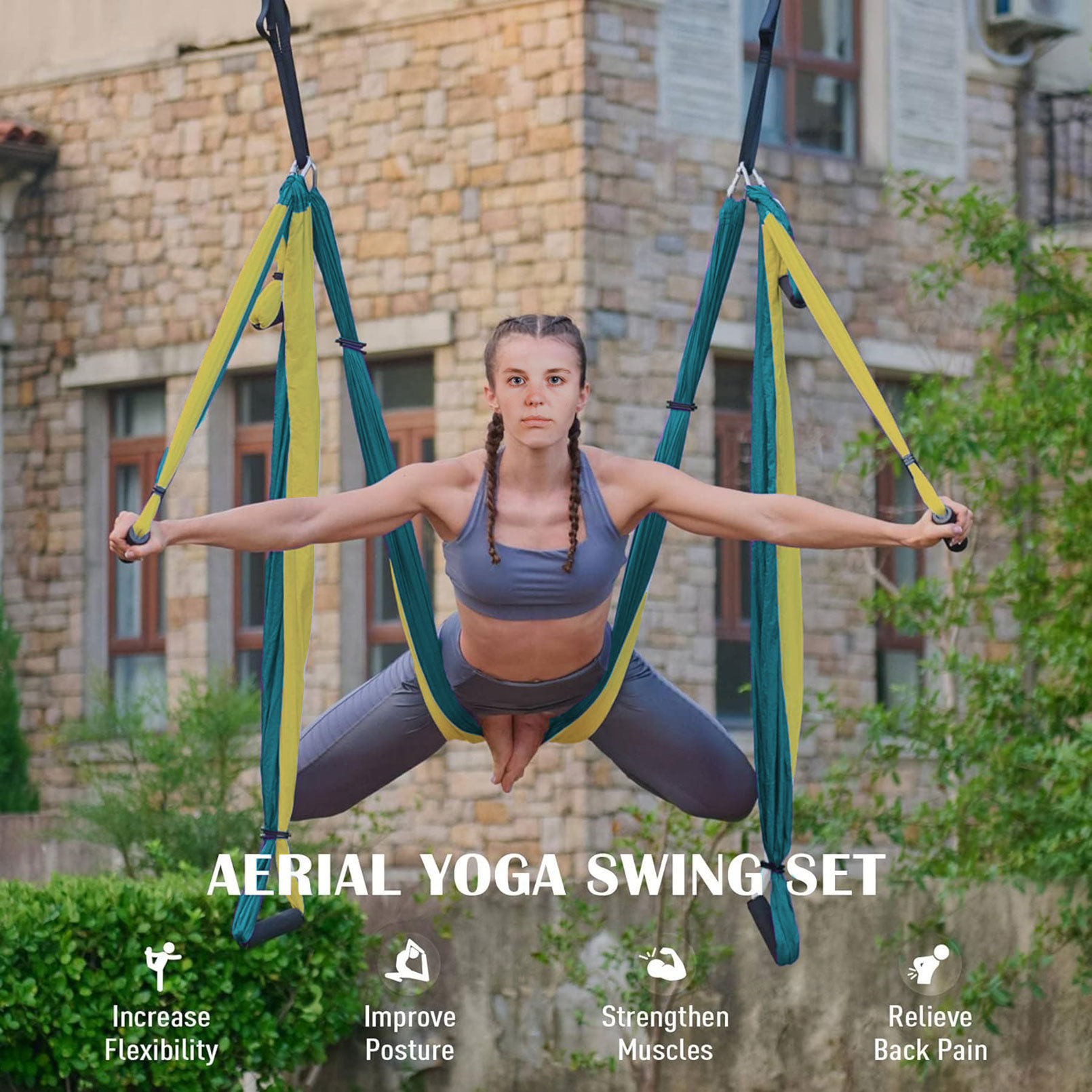 Гамак Для Йоги Aerial Yoga Ham - Yoga Swing Aerial 评论和价格