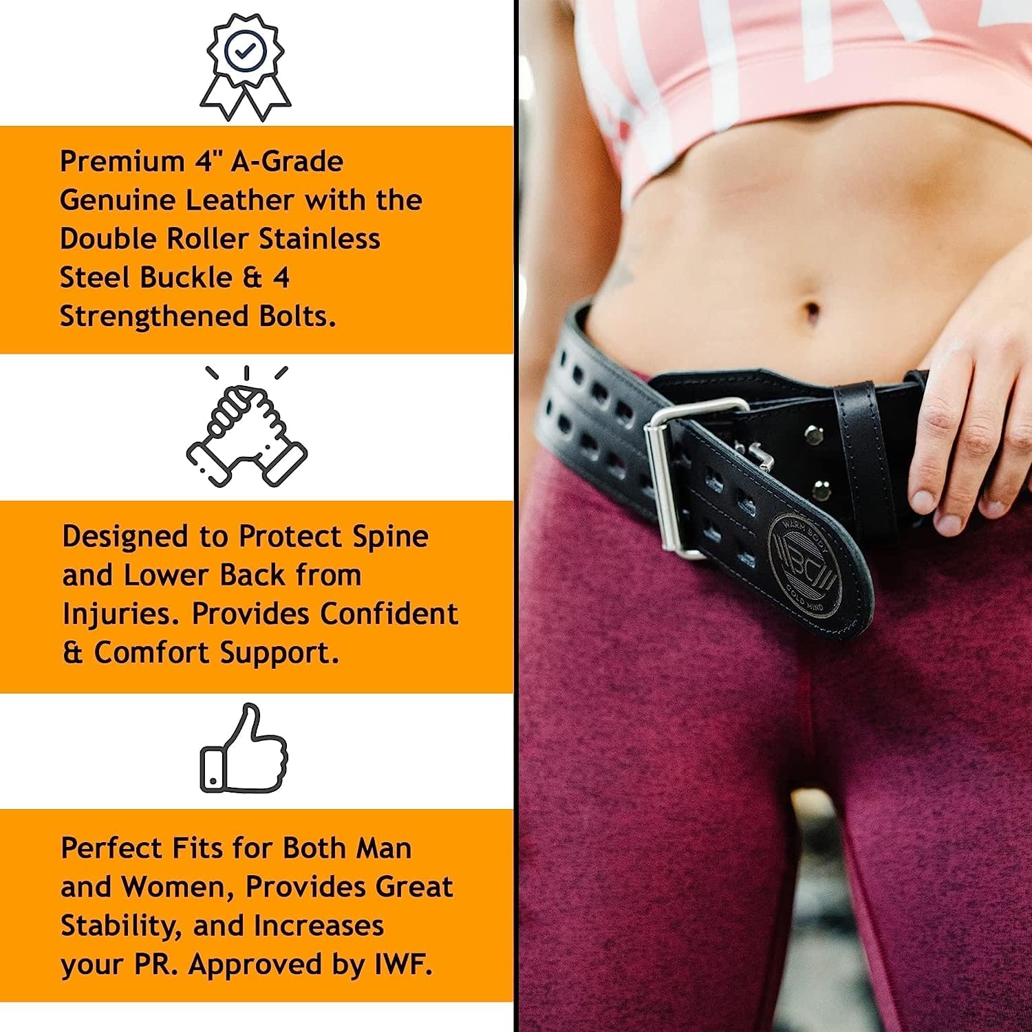 Leather Weight Lifting Belt fo - Weight Lifting Belt 评论和价格