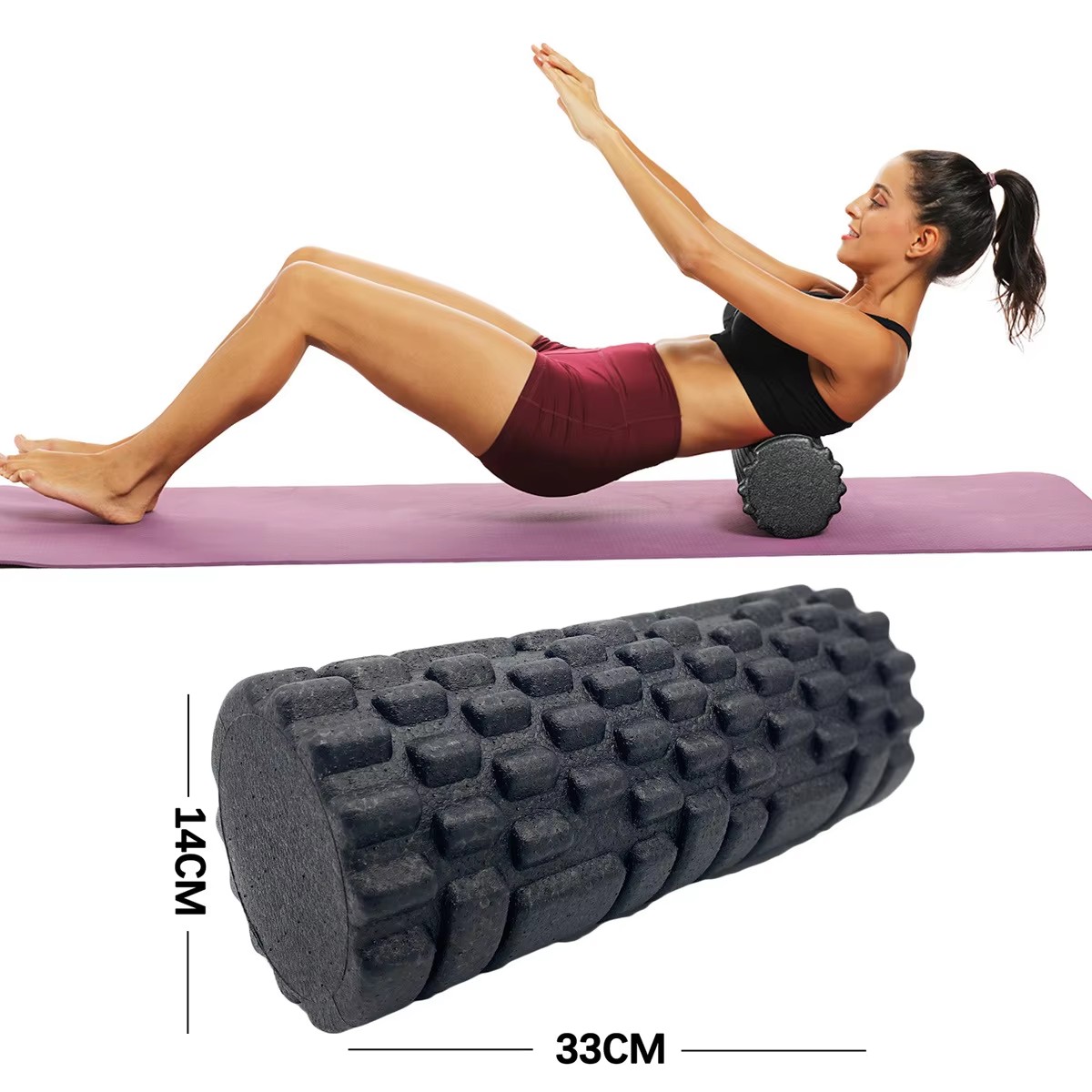 30/33cm Fitness Foam Roller Yo - Yoga Fitness Exercises 评论和价格