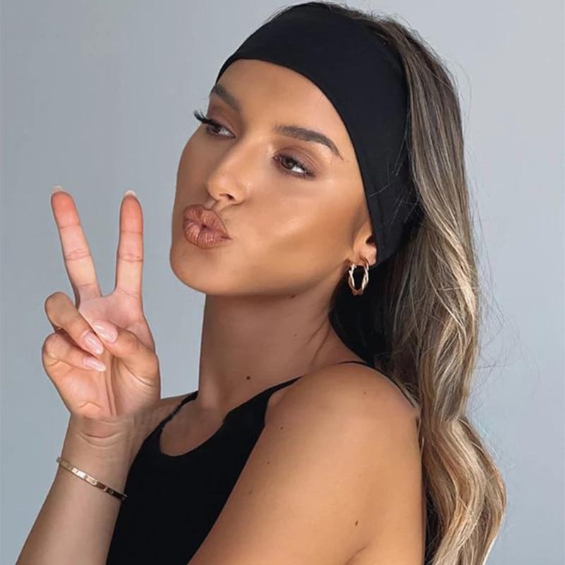 Sweatband for Men Women Elasti - Stretch Strap Yoga 评论和价格