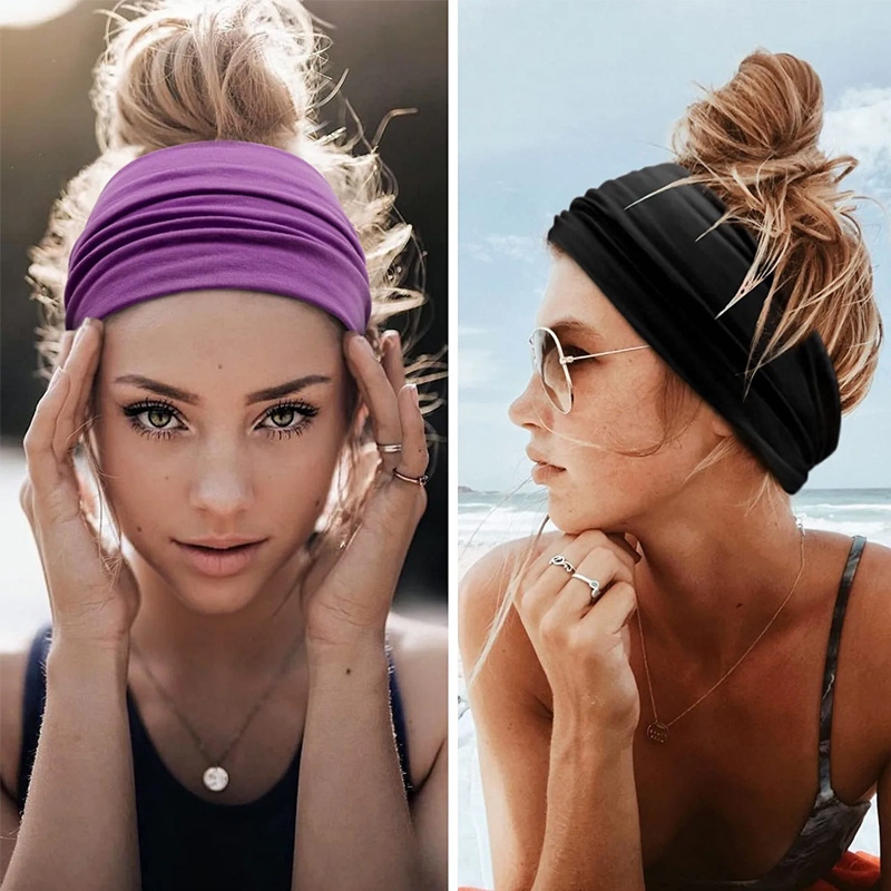 Sweatband for Men Women Elasti - Stretch Strap Yoga 评论和价格
