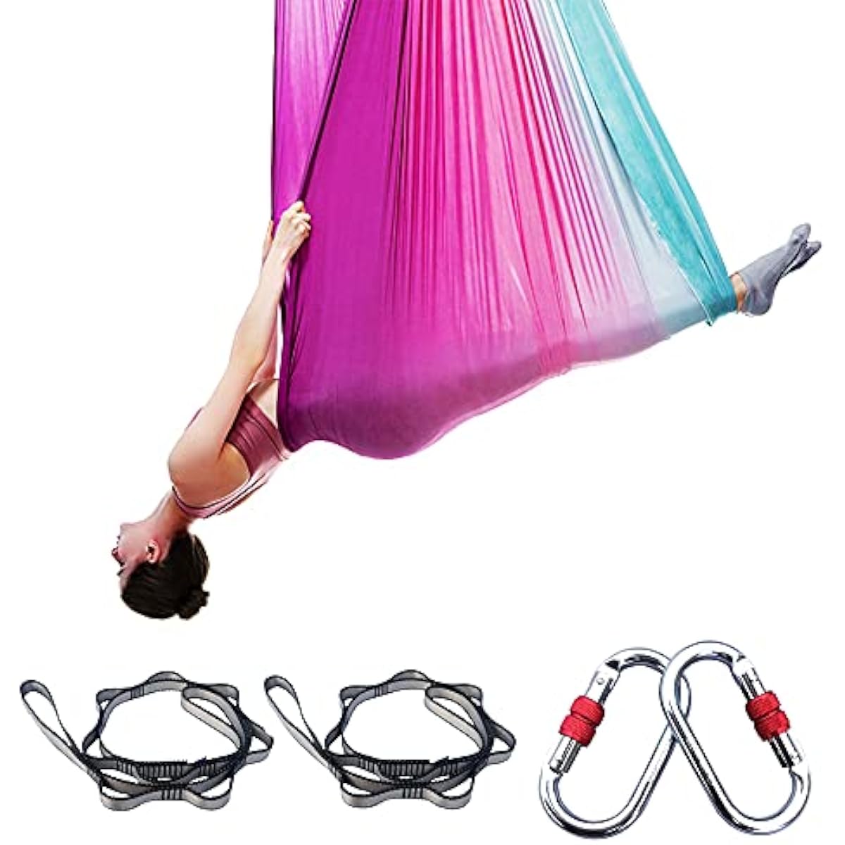 Aerial Yoga Hammock 5M x 2.8M  - Yoga Swing Aerial 评论和价格