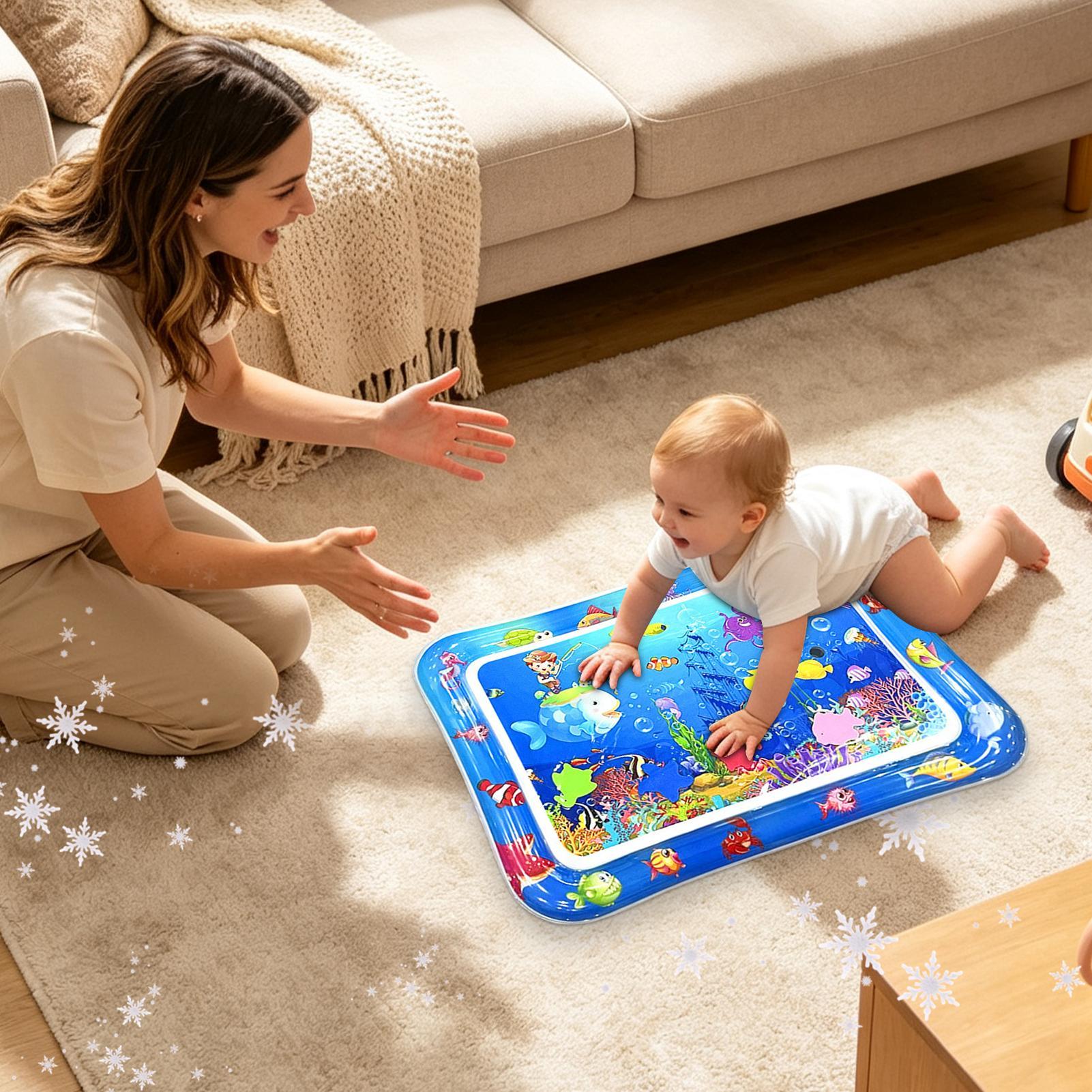 Kids Water Play Mat Cartoon Se - Gym Floor Mats 评论和价格