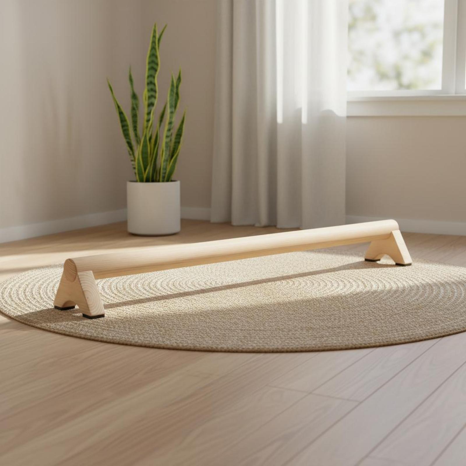 Balance Beam Trainer Wooden Ex - Balance Board Fitness 评论和价格