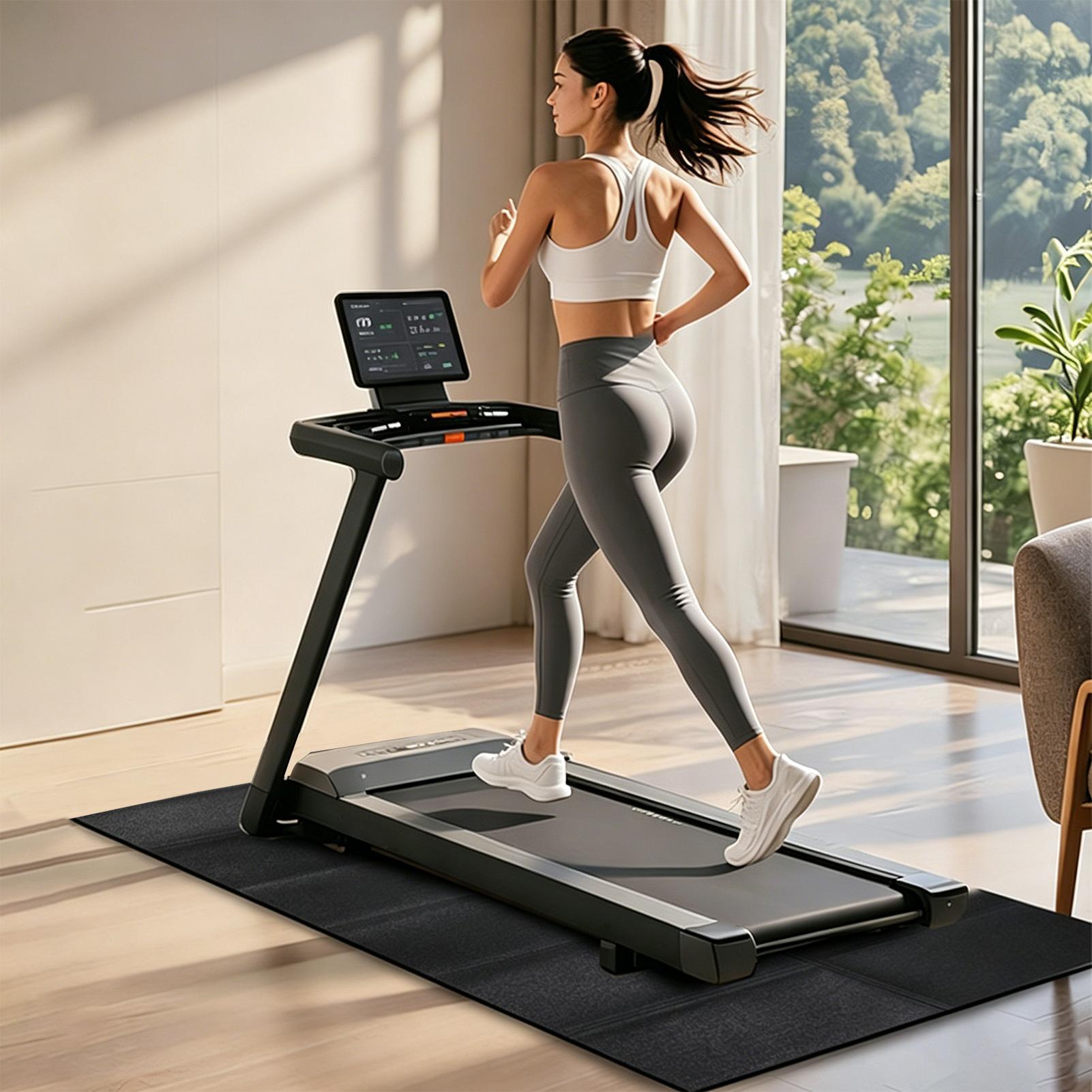 Treadmill Pads For Floor Non S - Gym Floor Mats 评论和价格