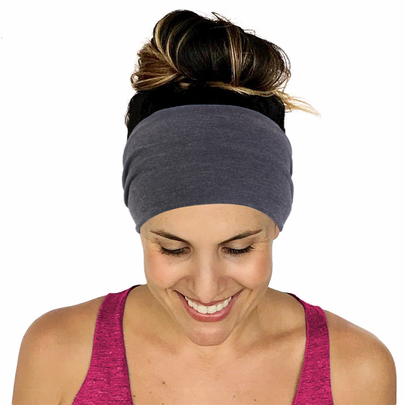Solid Color Unisex Headband El - Stretch Strap Yoga 评论和价格