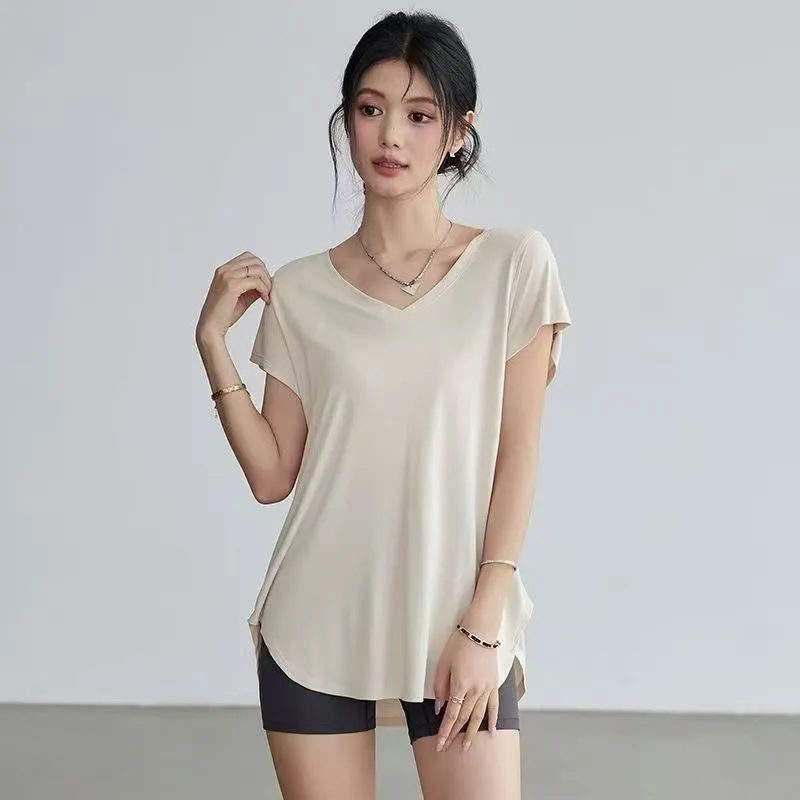 Women's Slimming Round Neck Yo - Yoga Fitness Exercises 评论和价格